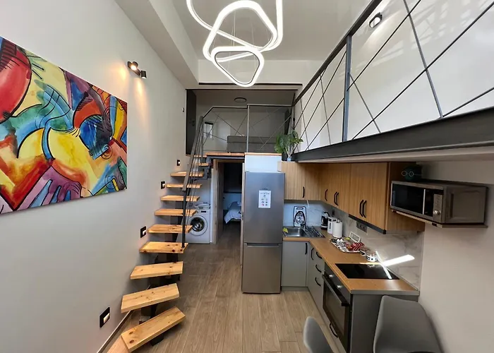 Center Loft With Private Parking Daire Kavala